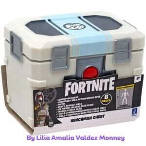 1 Fortnite Build Shark Style Henchman Legendary Chest Figure Sealed